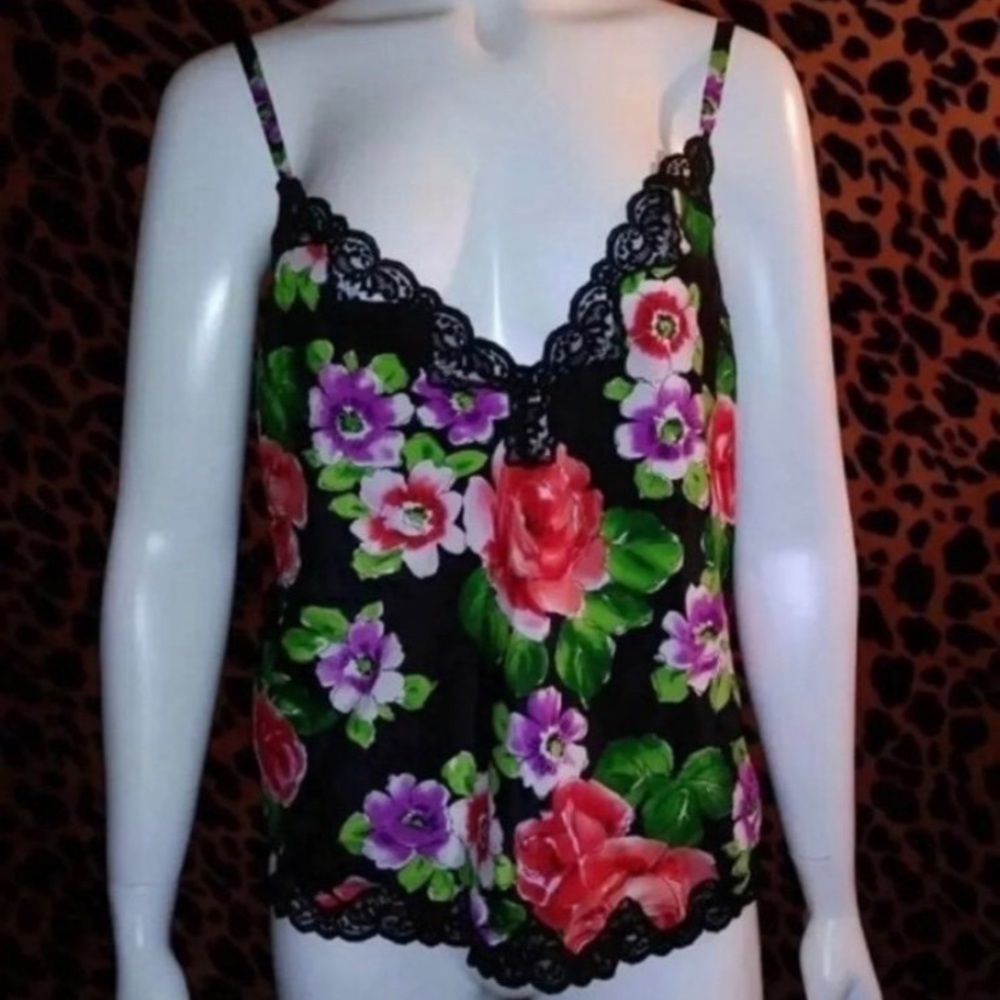 Vs pink floral slip vintage - Picture 5 of 9